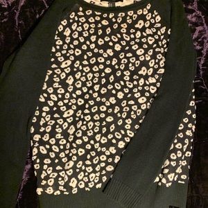 Leopard print F21 sweater!